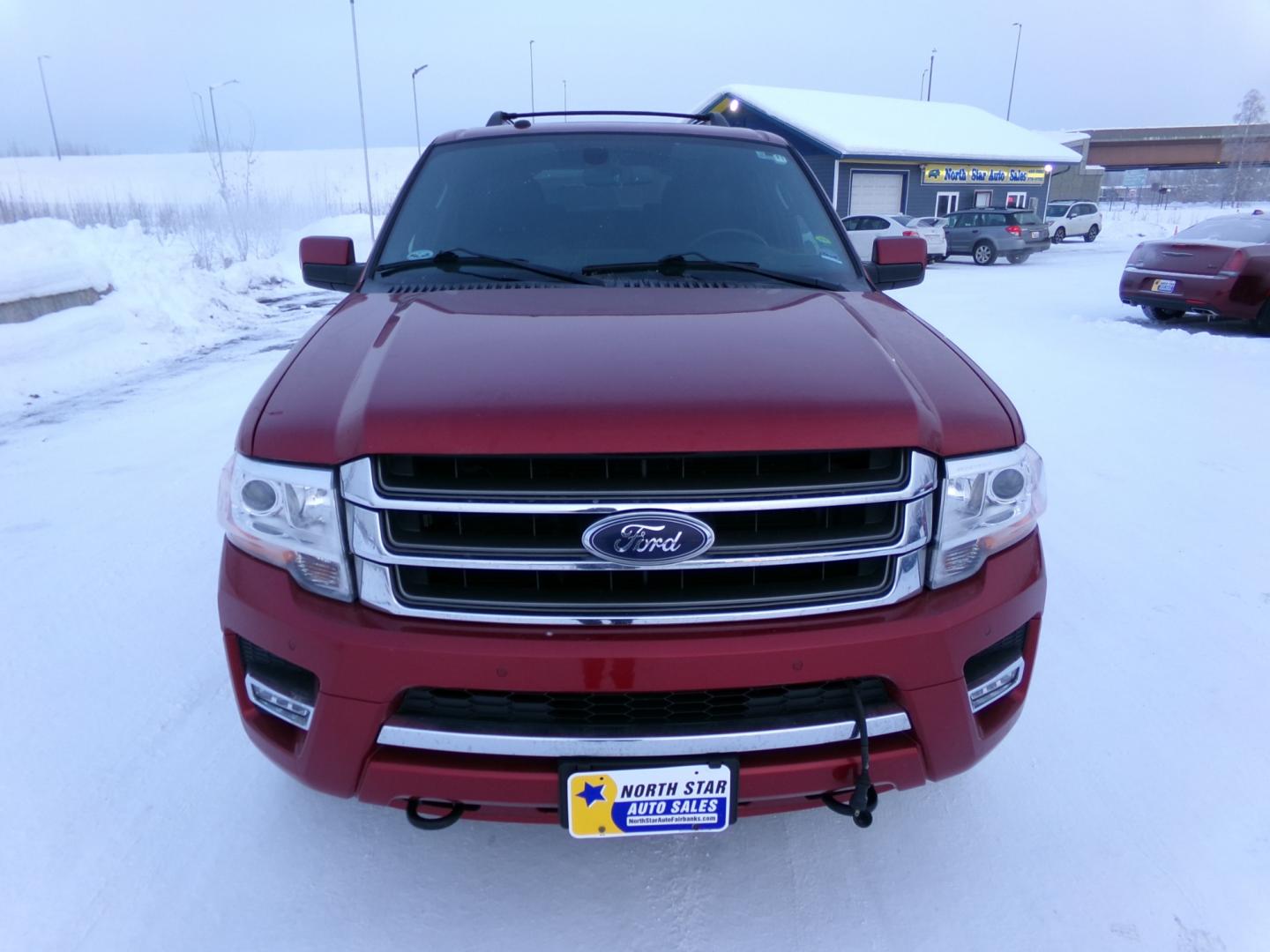 2016 Red Ford Expedition Limited 4WD (1FMJU2AT4GE) with an 3.5L V6 DOHC 24V FFV engine, 6-Speed Automatic transmission, located at 2630 Philips Field Rd., Fairbanks, AK, 99709, (907) 458-0593, 64.848068, -147.780609 - Photo#2